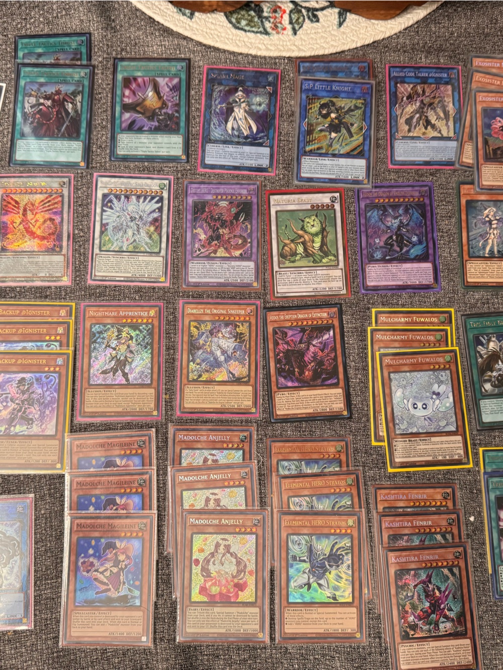 Yu-Gi-Oh! Collectible Holographic Trading Cards - Multi Color Set